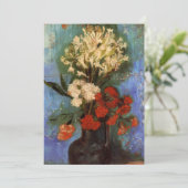 Vase met landen door Vincent van Gogh (Staand voorkant)