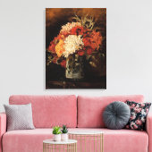 Vase met landen door Vincent van Gogh Canvas Afdruk (Insitu (Woonkamer))