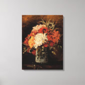 Vase met landen door Vincent van Gogh Canvas Afdruk (Voorkant)