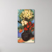 Vase met landen door Vincent van Gogh Canvas Afdruk (Voorkant)