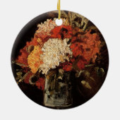 Vase met landen door Vincent van Gogh Keramisch Ornament (Achterkant)