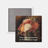 Vase met landen door Vincent van Gogh Magneet (Voorkant / Achterkant)