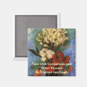 Vase met landen door Vincent van Gogh Magneet (Voorkant / Achterkant)