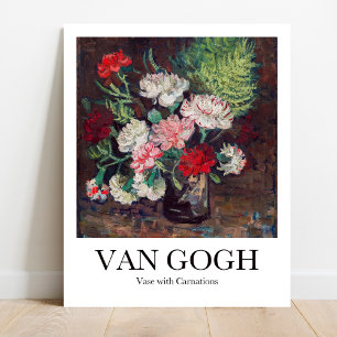 Vase met landen door Vincent van Gogh Poster