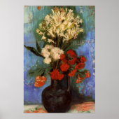 Vase met landen door Vincent van Gogh Poster (Voorkant)