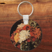 Vase met landen door Vincent van Gogh Sleutelhanger (Voorkant)