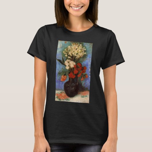 Vase met landen door Vincent van Gogh T-shirt (Voorkant)