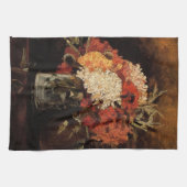 Vase met landen door Vincent van Gogh Theedoek (Horizontaal)