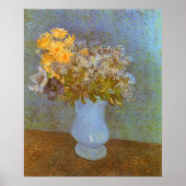 Vase met Lilacs, Daisies en Anemones door Van Gogh Poster (Voorkant)