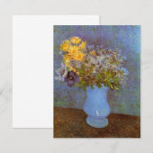Vase met Lilacs en Daisies door Vincent van Gogh (Voorkant / Achterkant)