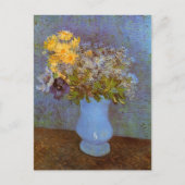 Vase met Lilacs en Daisies door Vincent van Gogh Briefkaart (Voorkant)