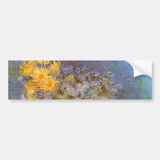 Vase met Lilacs en Daisies door Vincent van Gogh Bumpersticker (Voorkant)