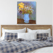 Vase met Lilacs en Daisies door Vincent van Gogh Canvas Afdruk (Insitu (Slaapkamer))