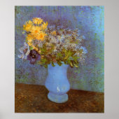 Vase met Lilacs en Daisies door Vincent van Gogh Poster (Voorkant)