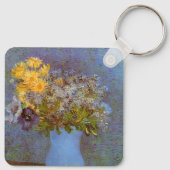 Vase met Lilacs en Daisies door Vincent van Gogh Sleutelhanger (Achterkant)