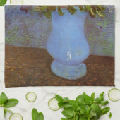 Vase met Lilacs en Daisies door Vincent van Gogh Theedoek (Gevouwen)