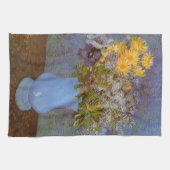 Vase met Lilacs en Daisies door Vincent van Gogh Theedoek (Horizontaal)