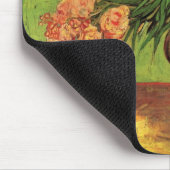 Vase met Oleanders en Boeken door Vincent van Gogh Muismat (Hoek)