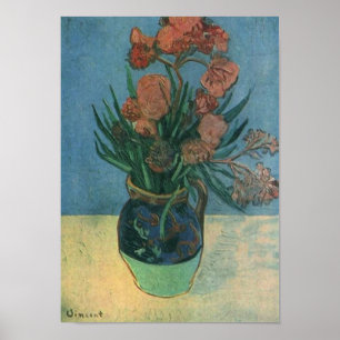 Vase met Oleanders Van Gogh Fine Art Poster