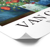 Vase met papavers door Vincent van Gogh Poster (Hoek)