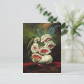Vase met Peonies Van Gogh Fine Art Briefkaart (Staand voorkant)