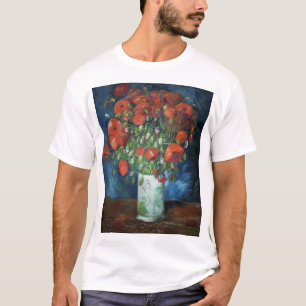 Vase met Poppies 1886 door Vincent van Gogh T-shirt