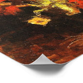 Vase met Red Gladioli Van Gogh FIne Art Poster (Hoek)