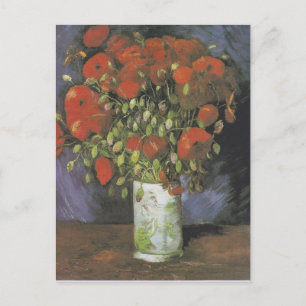 Vase met Red Poppies door Vincent van Gogh Briefkaart