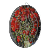 Vase met Red Poppies door Vincent van Gogh Dartbord (Voorkant Links)
