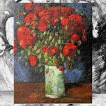 Vase met Red Poppies door Vincent van Gogh Legpuzzel<br><div class="desc">Vase met Red Poppies van Vincent van Gogh is een kunstpost van impressionisme, maar het schilderen van florale natuur blijft leven. Een mooie bouquet van het bloeien van rode papaverbloemen uit de tuin in een vaas. Deze Valentijnsdag zegt dat ik van je hou met bloemen die een leven lang zullen...</div>