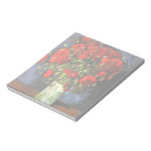 Vase met Red Poppies door Vincent van Gogh Notitieblok (Linkerzijde)
