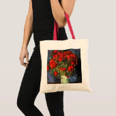 Vase met Red Poppies door Vincent van Gogh Tote Bag (Voorkant (product))