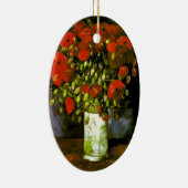 Vase met Red Poppies Van Gogh Fine Art Keramisch Ornament (Rechts)
