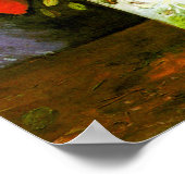 Vase met Red Poppies Van Gogh Fine Art Poster (Hoek)