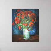 Vase met Red Poppies Vincent van Gogh Canvas Afdruk (Voorkant)