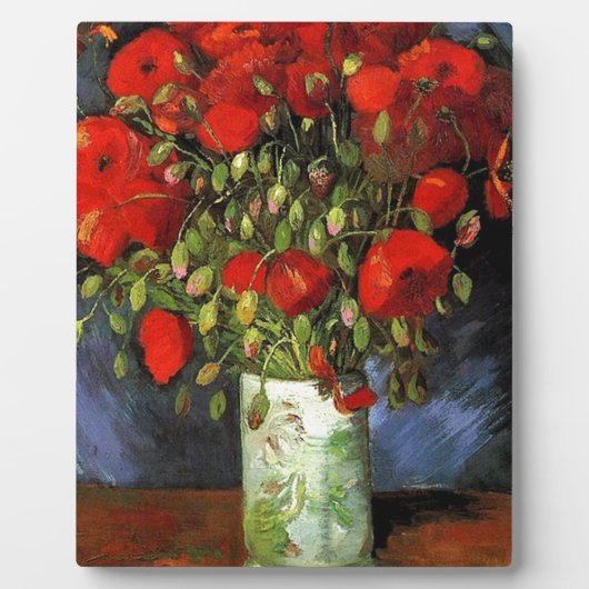 Vase met Red Poppies Vincent van Gogh Fotoplaat (Voorkant)