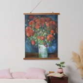 Vase met Red Poppies Vincent van Gogh Hangend Wandkleed (Slaapkamer)