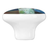 Vase met Red Poppies Vincent van Gogh Keramische Knop (Zijkant)