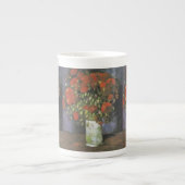 Vase met Red Poppies Vincent van Gogh Porselein Kop (Voorkant)
