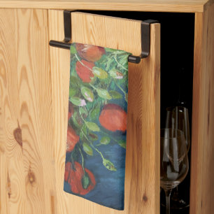 Vase met Red Poppies Vincent van Gogh Theedoek