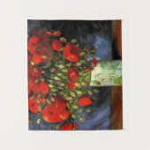 Vase met Rode Poppies door Vincent Van Gogh Wandkleed (Voorkant)