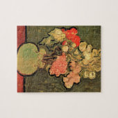 Vase met Roos Mallows door Vincent van Gogh Legpuzzel (Horizontaal)