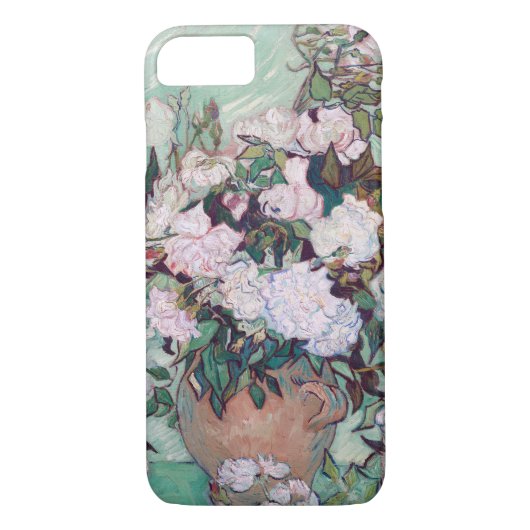 Vase met roze rozen, Van Gogh Case-Mate iPhone Case (Achterkant)