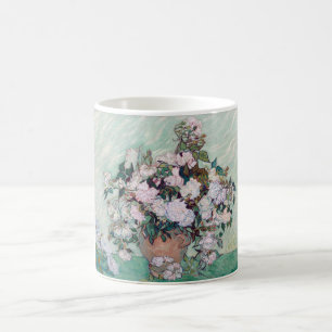 Vase met roze rozen, Van Gogh Koffiemok