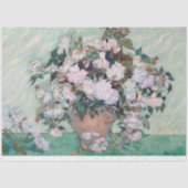 Vase met roze rozen, Van Gogh Tissuepapier (Voorkant)