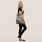 Vase met Rozen en annemonen, Van Gogh Tote Bag (Op model)