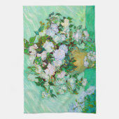 Vase met Rozen Van Gogh Fine Art Theedoek (Verticaal)