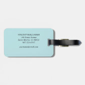 Vase met twaalf zonnebloemen door Vincent Van Gogh Bagagelabel (Achterkant horizontaal)