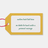 Vase met twaalf zonnebloemen door Vincent van Gogh Cadeaulabel (Achterkant Horizontaal)