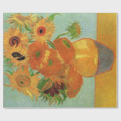 Vase met twaalf zonnebloemen door Vincent van Gogh Cadeaupapier (Vlak)